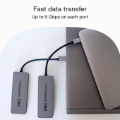GREEN CELL HUB USB-C Basic USB-A do 4x USB-A 3.0  - HUB-GC-A4A - Zdjęcie 2
