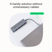 GREEN CELL HUB USB-C Basic USB-A do 4x USB-A 3.0  - HUB-GC-A4A - Zdjęcie 3