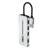 GREEN CELL HUB USB-C Basic USB-A do 4x USB-A 3.0  - HUB-GC-A4A - Zdjęcie 1
