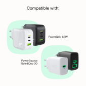 GREEN CELL Kabel USB-C-USB-C PowerFlex 100W silikonowy 2m biały - KABGC100PF200SW - Zdjęcie 4