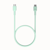 GREEN CELL Kabel USB-C-USB-C PowerFlex 100W silikonowy 0.3m zielony - KABGC100PF30MG - Zdjęcie 4