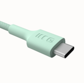GREEN CELL Kabel USB-C-USB-C PowerStream 100W oplot 2m zielony - KABGC100PS200MG - Zdjęcie 3