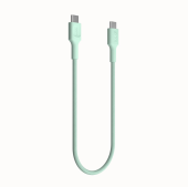 GREEN CELL Kabel USB-C-USB-C PowerStream 100W oplot 0.3m zielony - KABGC100PS30MG - Zdjęcie 4