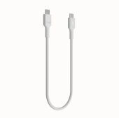 GREEN CELL Kabel USB-C-USB-C PowerStream 100W oplot 0,3m biały - KABGC100PS30SW - Zdjęcie 7