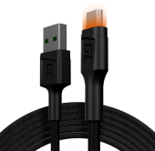 GREEN CELL Kabel GC Ray USB - Micro USB 200 cm, podświetlenie LED - KABGC11 - Zdjęcie 1