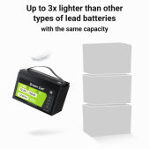 GREEN CELL Akumulator LiFePO4 100Ah 12V/12.8V 1280Wh  - LFPGC12V100AH - Zdjęcie 4