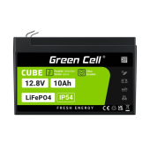GREEN CELL Akumulator CUBE LiFePO4 10Ah 12V/12.8V 128Wh  - LFPGC12V10AH - Zdjęcie 2