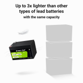 GREEN CELL Akumulator CUBE LiFePO4 12Ah 12V/12.8V 153.6Wh  - LFPGC12V12AH - Zdjęcie 7