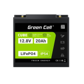 GREEN CELL Akumulator CUBE LiFePO4 20Ah 12V/12.8V 256Wh  - LFPGC12V20AH - Zdjęcie 2