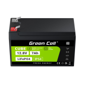 GREEN CELL Akumulator CUBE LiFePO4 7Ah 12V/12.8V 89.6Wh  - LFPGC12V7AH - Zdjęcie 5