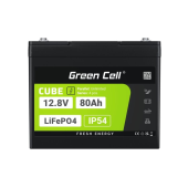 GREEN CELL Akumulator CUBE LiFePO4 80Ah 12V/12.8V 1024Wh  - LFPGC12V80AH - Zdjęcie 2