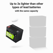 GREEN CELL Akumulator CUBE LiFePO4 80Ah 12V/12.8V 1024Wh  - LFPGC12V80AH - Zdjęcie 5