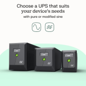GREEN CELL Zasilacz awaryjny UPS 360W/650VA modyfikowana sinusoida  - UPSLM360 - Zdjęcie 8