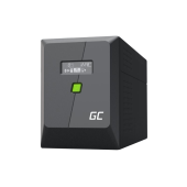 GREEN CELL Zasilacz awaryjny UPS 1050W/1500VA czysta sinusoida  - UPSLP1050 - Zdjęcie 1