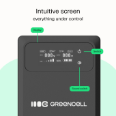 GREEN CELL Zasilacz awaryjny UPS AVR PowerCore 800W/1200VA 12VDC - UPSLPPC800 - Zdjęcie 3