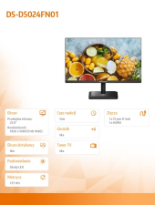 HIKVISION Monitor DS-D5024FN01 24 cale - 317500199 - Zdjęcie 3