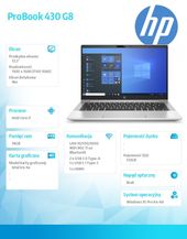 HP INC Notebook 430 G8 i7-1165G7 512/16/W10P/13,3 2W1E9EA  - 2W1E9EA - Zdjęcie 4