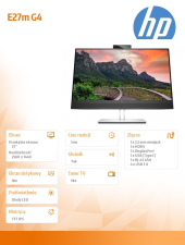 HP INC Monitor konferencyjny E27m G4 USB-C  QHD   40Z29AA  - 40Z29AA#ABB - Zdjęcie 8