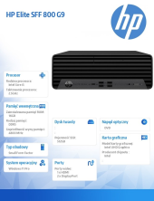 HP INC Komputer biurkowy Elite SFF 800 G9 Wolf Pro Security Edition i5-13500 512GB/16GB/DVD/W11P 628N9ET - 628N9ET - Zdjęcie 6