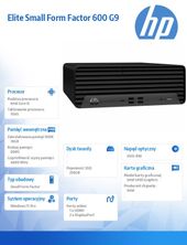 HP INC Komputer 600 SFF G9 i5-12500 256/16/DVD/W11P  6A816EA  - 6A816EA - Zdjęcie 4