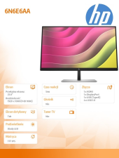 HP INC Monitor dotykowy FHD E24t G5 6N6E6AA - 6N6E6AA#ABB - Zdjęcie 5