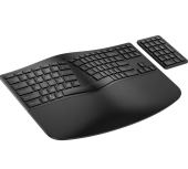 HP INC Ergonomiczna klawiatura bezprzewodowa + numeryczna  965 7E756AA czarna - 7E756AA - Zdjęcie 2
