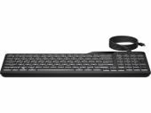 HP INC Klawiatura 405 Multi-Device podświetlana przewodowa  7N7C1AA - 7N7C1AA#ABB - Zdjęcie 6