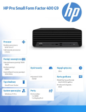 HP INC Komputer stacjonarny Pro Small Form Factor 400 G9 i7-13700 512GB/16GB/DVD/W11P 881J5EA - 881J5EA#AKD - Zdjęcie 5