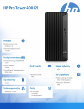HP INC Komputer stacjonarny Pro Tower 400 G9 i7-13700 32GB/1TB/W11P 881K1EA  - 881K1EA#AKD - Zdjęcie 4