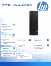 HP INC Komputer 290 SFF G9 i5-13500 512GB/8GB/DVDR/W11P  936A1EA  - 936A1EA - Zdjęcie 4