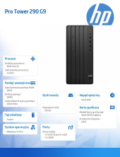 HP INC Komputer Pro Tower 290 G9  i5-13500 512GB/16GB/DVDR/W11P 936S8EA  - 936S8EA - Zdjęcie 4