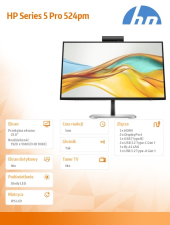 HP INC Monitor S5 Pro 524pm FHD 9E0G9UT#ABB - 9E0G9UT#ABB - Zdjęcie 7