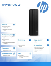 HP INC Komputer stacjonarny 290SFF G9R i5-13500 512GB/16GB/DVDR/W11P 9H6L2ET  - 9H6L2ET - Zdjęcie 4
