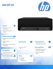 HP INC Komputer 400 SFF G9 i7-14700 1TB/16GB/W11P      9H7N1ET - 9H7N1ET#AKD - Zdjęcie 4