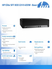 HP INC Komputer Elite SFF 800 G9 R i7-14700 1TB/16GB/W11P A55NFET - A55NFET#AKD - Zdjęcie 2