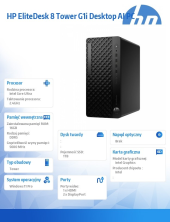 HP INC Komputer EliteDesk 8 Tower G1i U7-265 1TB/16GB/W11P      A55S0ET - A55S0ET#AKD - Zdjęcie 2