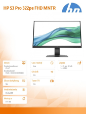 HP INC Monitor S3 Pro 322pe FHD MNTR AK2F1UT#ABB  - AK2F1UT#ABB - Zdjęcie 6