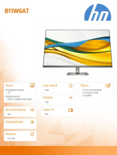 HP INC Monitor S5 527da 27 FHD MNTR B11W6AT#ABB  - B11W6AT#ABB - Zdjęcie 7
