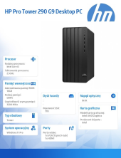HP INC Komputer 290 Tower G9 i5-14400 1TB/16GB/W11P B6ZB2ET  - B6ZB2ET#AKD - Zdjęcie 2