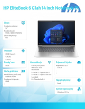 HP INC Notebook EliteBook 6 G1a R5-220 512GB/16GB/W11P/14 cali C51GKET - C51GKET#AKD - Zdjęcie 4