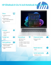 HP INC Notebook EliteBook 8 G1a Ryzen AI 5 PRO 340  512GB/16GB/W11P/14.0   C51H0ET - C51H0ET#AKD - Zdjęcie 6