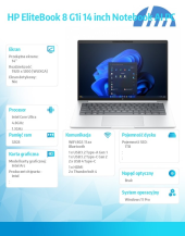 HP INC Notebook EliteBook 8 G1i U5-225U 1TB/32GB/W11P/14 cali C51LKET  - C51LKET#AKD - Zdjęcie 5