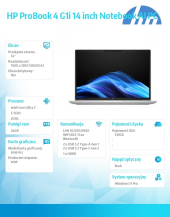 HP INC Notebook ProBook 4 G1i U7-255H 512GB/24GB/W11P/14.0   C51N2ET - C51N2ET#AKD - Zdjęcie 4
