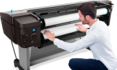 HP INC Drukarka wielkoformatowa DesignJet T1700dr W6B56A - W6B56A - Zdjęcie 7