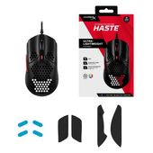 HYPERX Mysz gamingowa Pulsefire Haste czarno-czerwona - 4P5E3AA - Zdjęcie 4