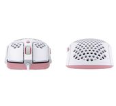 HYPERX Mysz gamingowa Pulsefire Haste biało-różowa - 4P5E4AA - Zdjęcie 5