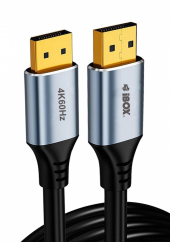 iBOX Kabel DisplayPort 4k60Hz złota wtyczka 2m - ITVDP012 - Zdjęcie 1