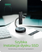ICYBOX Stacja dokująca dla NVMe+SATA SSD IB-1610MCD-C31 - IB-1610MCD-C31 - Zdjęcie 4