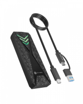 ICYBOX Obudowa dysku IB-1805ML-CU31 NVMe M.2 SSD, RGB oświetlenie - IB-1805ML-CU31 - Zdjęcie 1