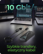 ICYBOX Obudowa dysku IB-1805ML-CU31 NVMe M.2 SSD, RGB oświetlenie - IB-1805ML-CU31 - Zdjęcie 3